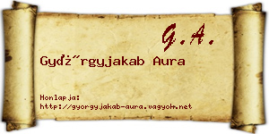 Györgyjakab Aura névjegykártya
